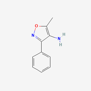 B1302502 5-Methyl-3-phenyl-4-isoxazolamine CAS No. 21169-65-3