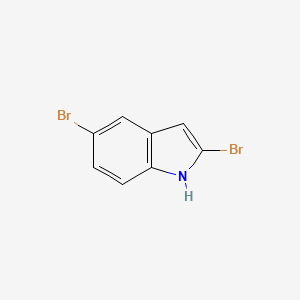 molecular formula C8H5Br2N B13025059 2,5-Dibromo-1H-indole 