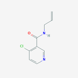 molecular formula C9H9ClN2O B13025068 N-Allyl-4-chloronicotinamide CAS No. 62458-87-1