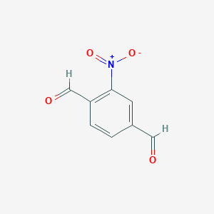 molecular formula C8H5NO4 B1302509 2-硝基对苯二甲醛 CAS No. 39909-72-3
