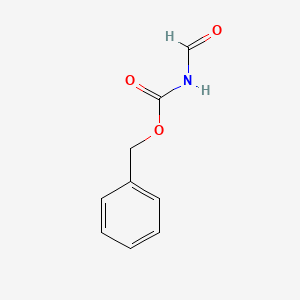 molecular formula C9H9NO3 B13025091 Benzyl formylcarbamate 