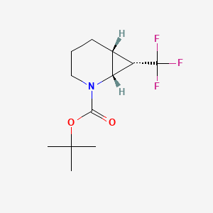 tert-butyl (1R,6R,7S)-7-(trifluoromethyl)-2-azabicyclo[4.1.0]heptane-2-carboxylate