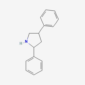 molecular formula C16H17N B1302511 2,4-二苯基吡咯烷 CAS No. 39995-87-4