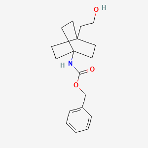 benzylN-[4-(2-hydroxyethyl)bicyclo[2.2.2]octan-1-yl]carbamate