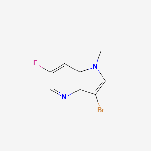 3-bromo-6-fluoro-1-methyl-1H-pyrrolo[3,2-b]pyridine