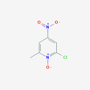 molecular formula C6H5ClN2O3 B1302516 2-氯-6-甲基-4-硝基吡啶-1-氧化物 CAS No. 40314-84-9