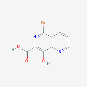 5-Bromo-8-hydroxy-1,6-naphthyridine-7-carboxylic acid