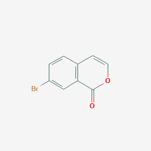 molecular formula C9H5BrO2 B13025177 7-Bromo-1H-isochromen-1-one 