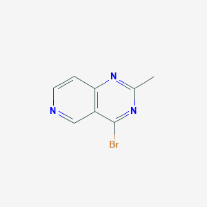 molecular formula C8H6BrN3 B13025210 4-Bromo-2-methylpyrido[4,3-d]pyrimidine 