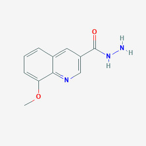 8-Methoxyquinoline-3-carbohydrazide