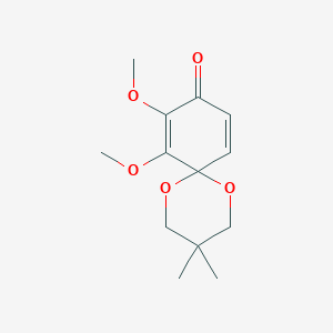 7,8-Dimethoxy-3,3-dimethyl-1,5-dioxaspiro[5.5]undeca-7,10-dien-9-one