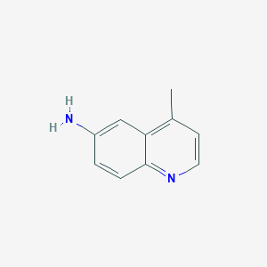 molecular formula C10H10N2 B13025275 4-Methyl-6-quinolinamine 