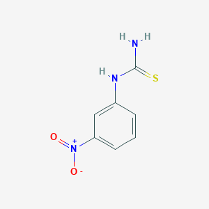 molecular formula C7H7N3O2S B1302530 1-(3-Nitrophenyl)-2-thiourea CAS No. 709-72-8