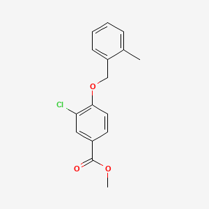 Methyl 3-chloro-4-((2-methylbenzyl)oxy)benzoate