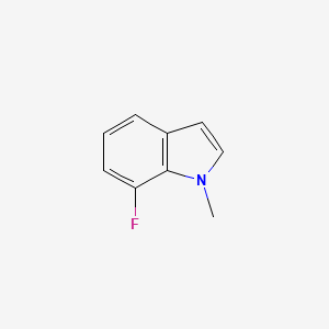 molecular formula C9H8FN B13025381 7-Fluoro-1-methyl-1H-indole 