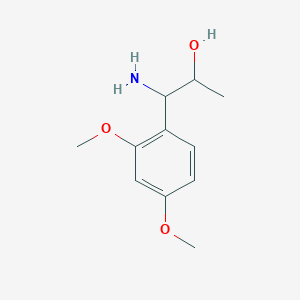 1-Amino-1-(2,4-dimethoxyphenyl)propan-2-OL