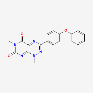 1,6-Dimethyl-3-(4-phenoxyphenyl)pyrimido[5,4-e][1,2,4]triazine-5,7(1H,6H)-dione