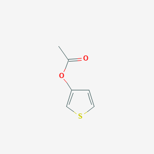 molecular formula C6H6O2S B13025459 Thiophene-3-ol, 3-acetate CAS No. 88511-89-1