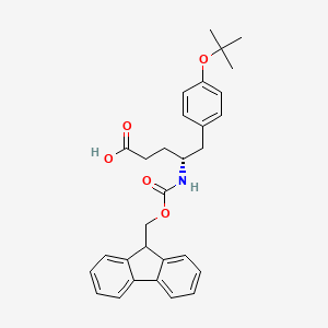 (4R)-4-(9H-fluoren-9-ylmethoxycarbonylamino)-5-[4-[(2-methylpropan-2-yl)oxy]phenyl]pentanoic acid