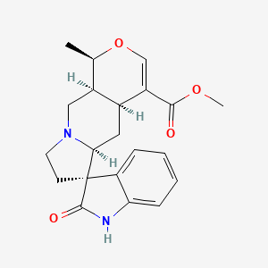 molecular formula C21H24N2O4 B13025493 RauniticineoxindoleB 