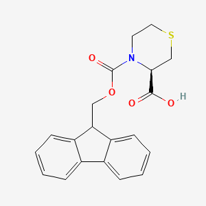 molecular formula C20H19NO4S B1302553 (R)-Fmoc-3-carboxythiomorpholine CAS No. 959572-96-4