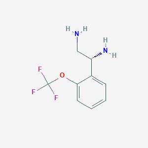 (1R)-1-[2-(Trifluoromethoxy)phenyl]ethane-1,2-diamine