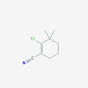 2-Chloro-3,3-dimethylcyclohex-1-ene-1-carbonitrile