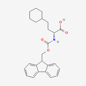 molecular formula C25H29NO4 B1302557 Fmoc-homocyclohexyl-D-alanine CAS No. 269078-72-0