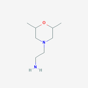 molecular formula C8H18N2O B1302565 2-(2,6-Dimethylmorpholin-4-yl)ethanamine CAS No. 244789-18-2