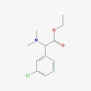 Ethyl 2-(3-chlorophenyl)-2-(dimethylamino)acetate