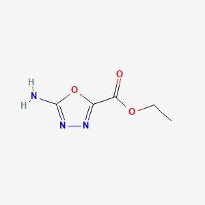molecular formula C5H7N3O3 B1302569 5-氨基-1,3,4-恶二唑-2-羧酸乙酯 CAS No. 4970-53-0