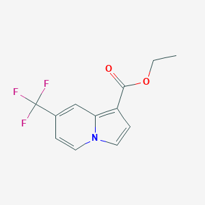 Ethyl 7-(trifluoromethyl)indolizine-1-carboxylate