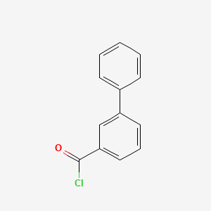 molecular formula C13H9ClO B1302572 Biphenyl-3-carbonyl chloride CAS No. 42498-44-2