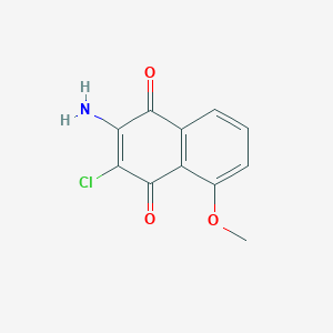 2-Amino-3-chloro-5-methoxynaphthalene-1,4-dione