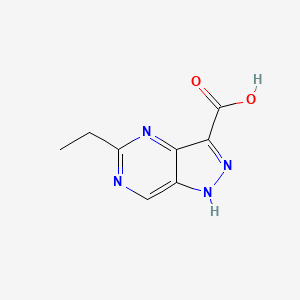 5-Ethyl-1H-pyrazolo[4,3-D]pyrimidine-3-carboxylic acid