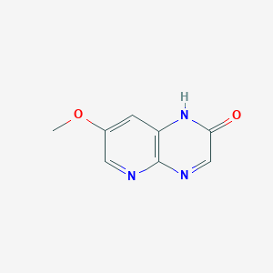 molecular formula C8H7N3O2 B13025871 7-Methoxypyrido[2,3-b]pyrazin-2(1H)-one 