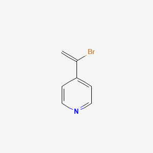 molecular formula C7H6BrN B13025879 4-(1-Bromovinyl)pyridine CAS No. 241481-87-8