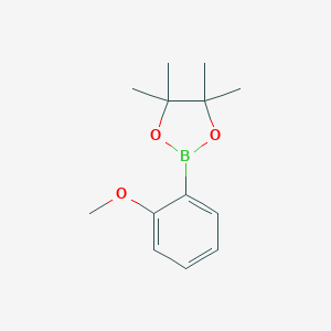 molecular formula C13H19BO3 B130259 2-(2-甲氧基苯基)-4,4,5,5-四甲基-1,3,2-二氧杂硼环丁烷 CAS No. 190788-60-4