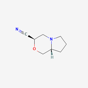 (3R,8aR)-Hexahydro-1H-pyrrolo[2,1-c][1,4]oxazine-3-carbonitrile