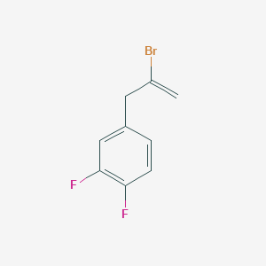 molecular formula C9H7BrF2 B1302591 2-Bromo-3-(3,4-difluorophenyl)-1-propene CAS No. 842140-34-5