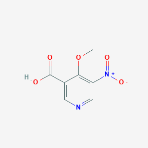 molecular formula C7H6N2O5 B13025922 4-Methoxy-5-nitronicotinic acid 