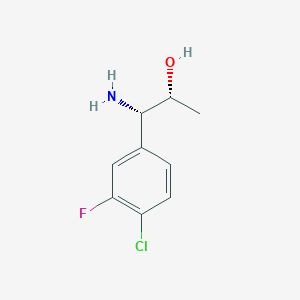 (1S,2R)-1-Amino-1-(4-chloro-3-fluorophenyl)propan-2-OL