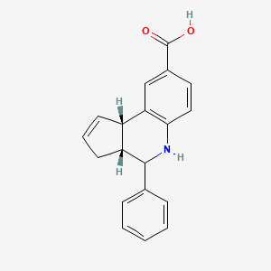 (3aR,9bS)-4-phenyl-3a,4,5,9b-tetrahydro-3H-cyclopenta[c]quinoline-8-carboxylic acid