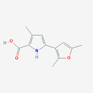 5-(2,5-Dimethylfuran-3-yl)-3-methyl-1H-pyrrole-2-carboxylicacid