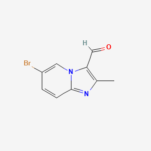 molecular formula C9H7BrN2O B1302602 6-Bromo-2-methylimidazo[1,2-a]pyridine-3-carbaldehyde CAS No. 728864-58-2