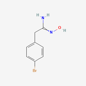 molecular formula C8H9BrN2O B1302604 2-(4-bromophenyl)-N'-hydroxyethanimidamide CAS No. 422560-40-5