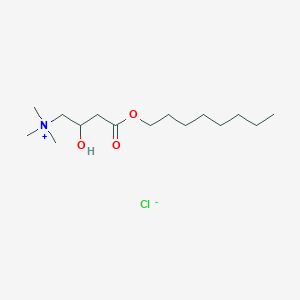 molecular formula C15H32ClNO3 B13026043 2-Hydroxy-N,N,N-trimethyl-4-(octyloxy)-4-oxobutan-1-aminium chloride 