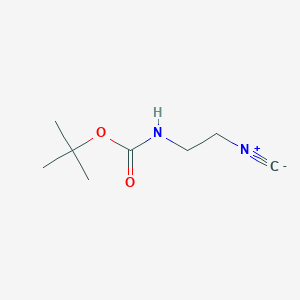 molecular formula C8H14N2O2 B1302606 Tert-butyl 2-isocyanoethylcarbamate CAS No. 215254-91-4