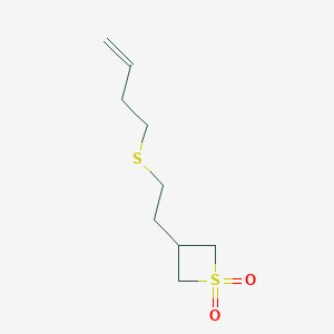 3-(2-(But-3-en-1-ylthio)ethyl)thietane1,1-dioxide