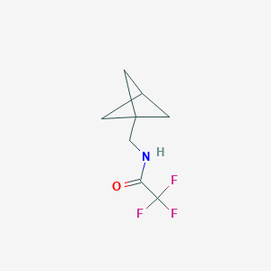 N-({bicyclo[1.1.1]pentan-1-yl}methyl)-2,2,2-trifluoroacetamide